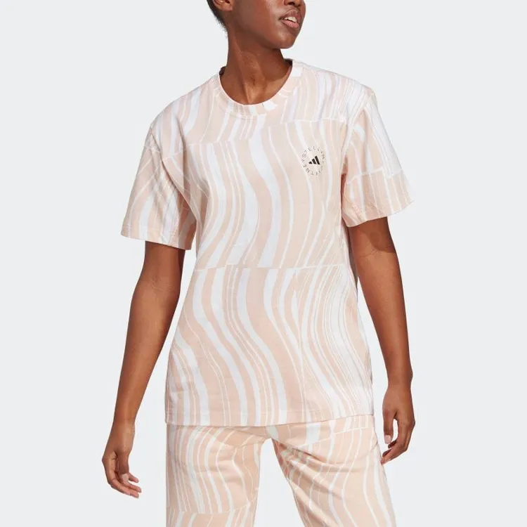 Stella Mccartney X Adidas T Shirts Women's Pink Brush-2