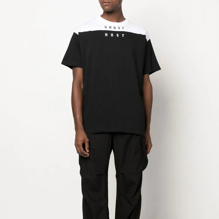 RAF SIMONS Ghost Host Two-tone T-shirt-1