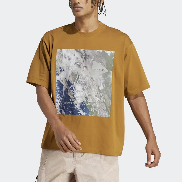 Adidas TERREX X And Wander T Shirts Unisex Yellow-1