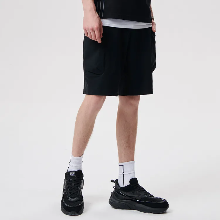 White Mountaineering X FILA FUSION FILA FUSION Hakusan L Collaboration Collection Sports Shorts Men Pitch Black-4