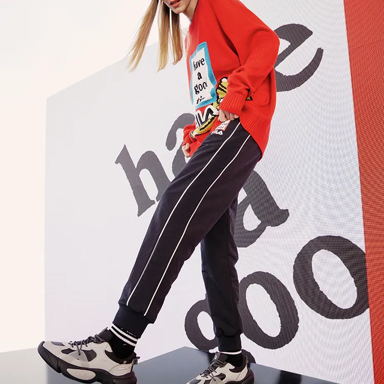 FILA Co branded Year Of The Tiger Collection Sweaters Unisex Legend Red-4