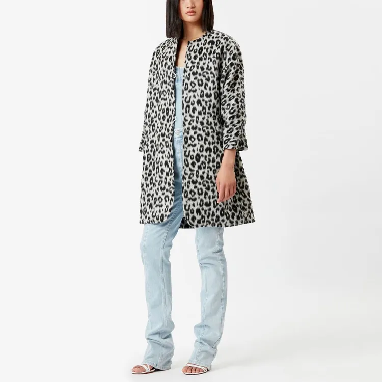 ISABEL MARANT Ometia Leopard print Coat-1