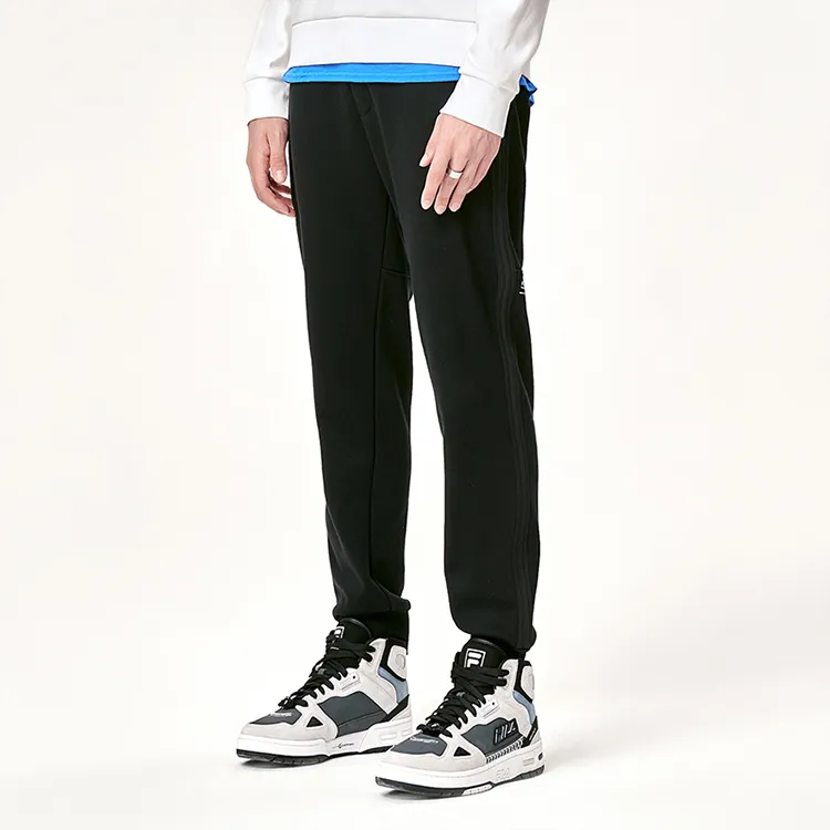 FILA Knitted Sweatpants Men's Jet Black-5