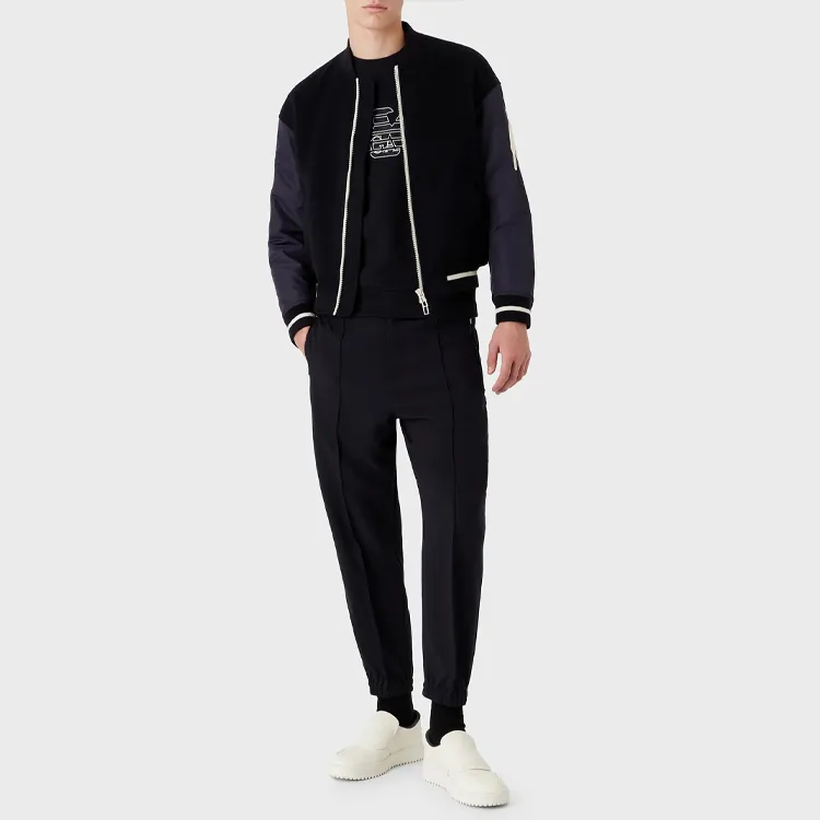 EMPORIO ARMANI FW22 Coat Men's Navy Blue-1