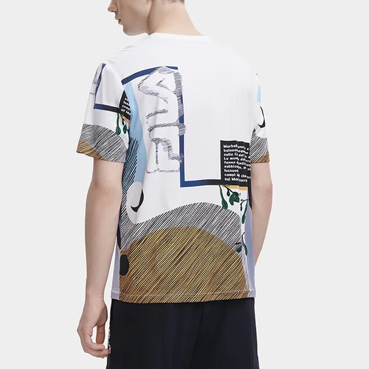 FILA Set-in Sleeve T-Shirt Men's Multicolor-3