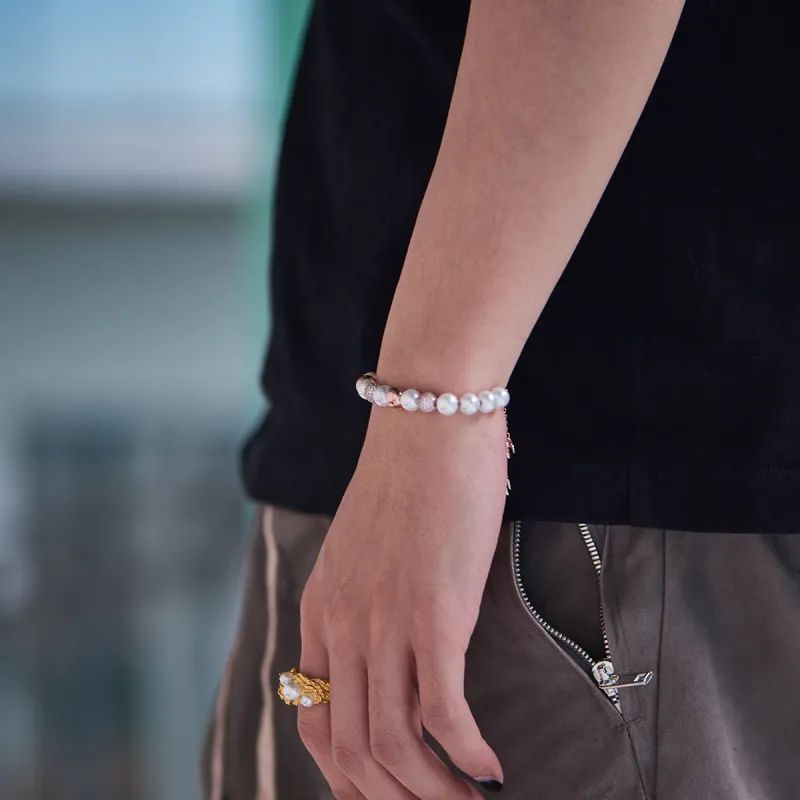 APORRO Dragon Collection Dragon Ball Bracelet Adjustable Size Unisex White Gold/Gold/Rose Gold-11