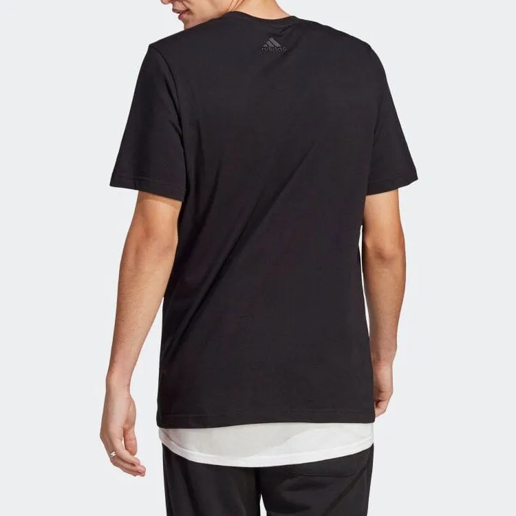 Adidas ESSENTIALS T Shirt Men's Black-2