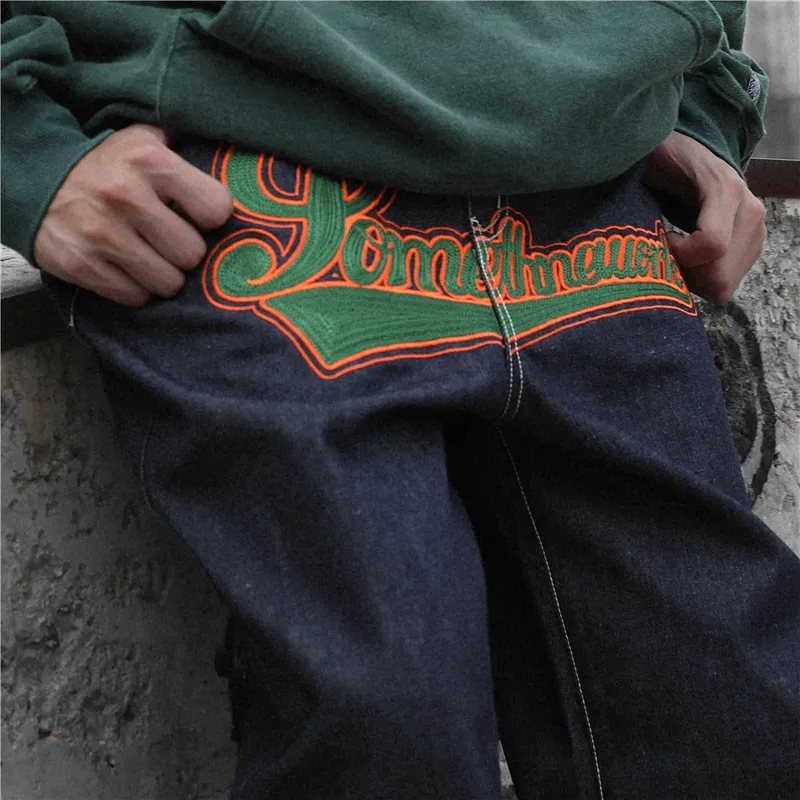 STNW Straight Jeans Unisex Dark Navy Blue-4