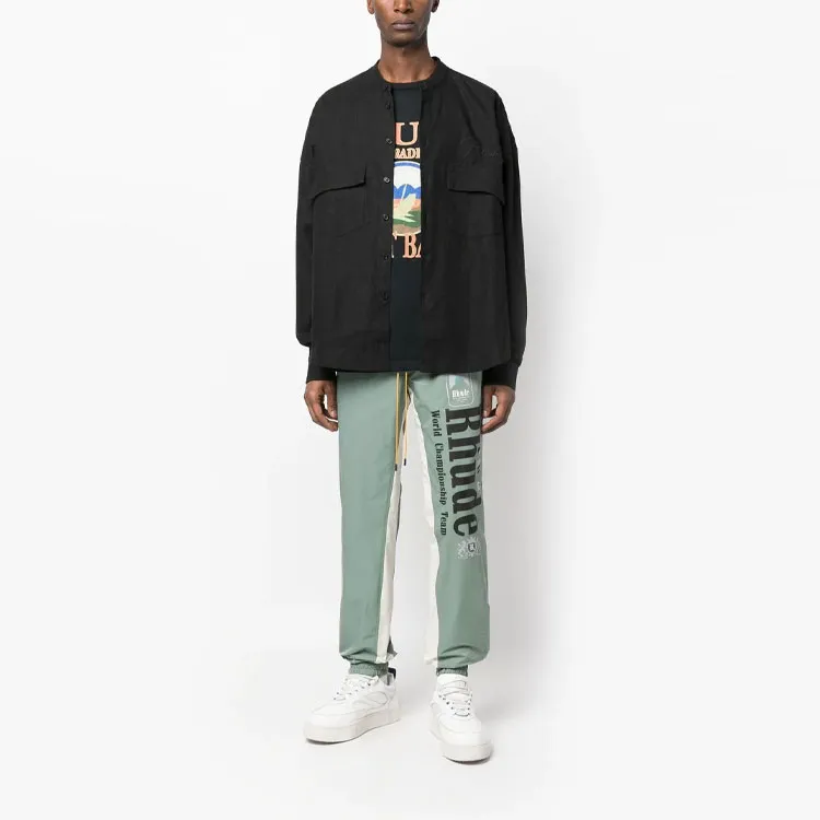 RHUDE Senna Logo print Track Pants-1