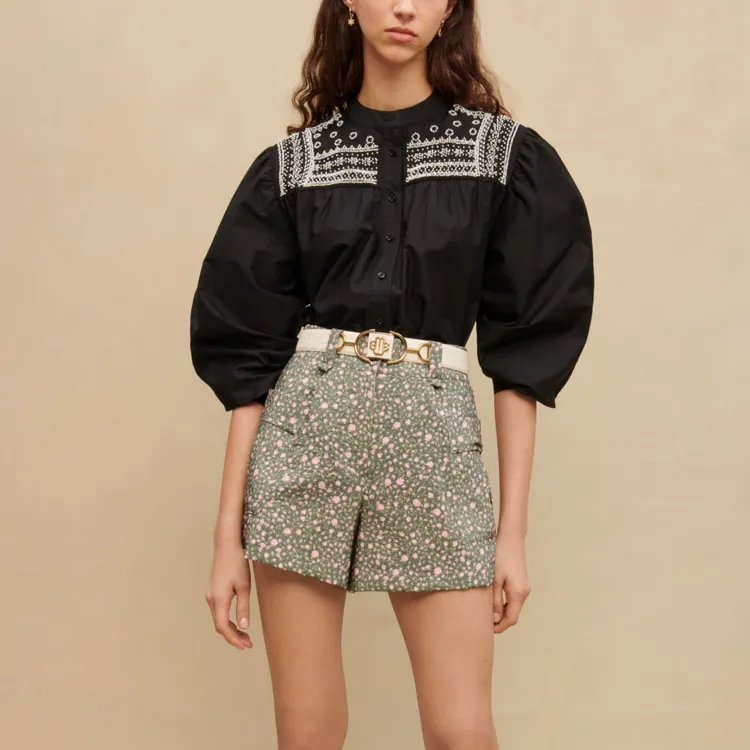 Maje Casual Shorts Women's Multicolor-1