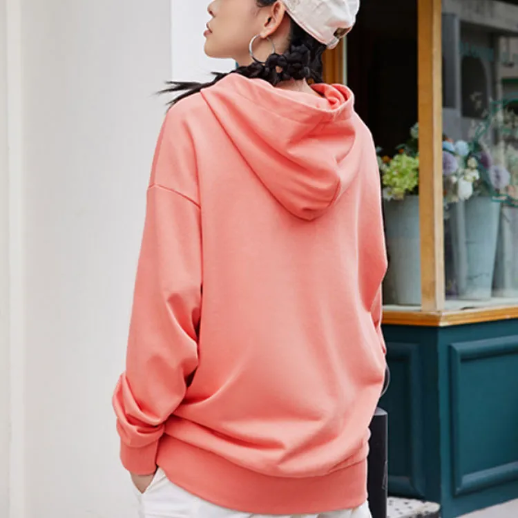 LiNing Sports Life Collection Sweatshirt Unisex Horse Plum Apricot Orange-3