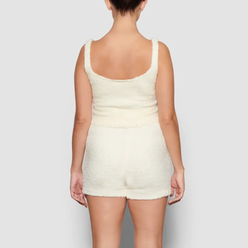 Skims Cozy Knit Short Bone-2