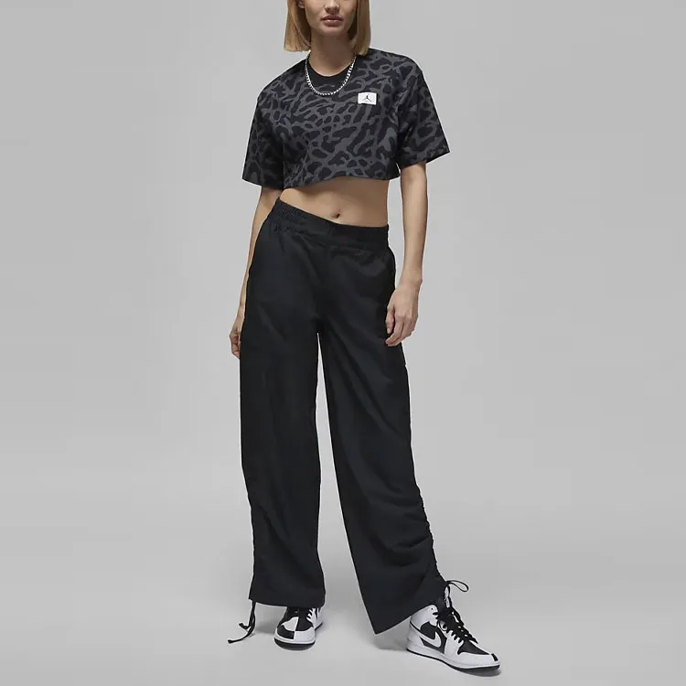 Jordan Crop Tops Women's Black-2