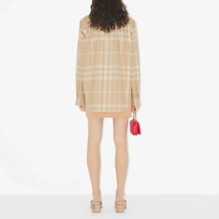Burberry Button-Up Checked Shirt-2