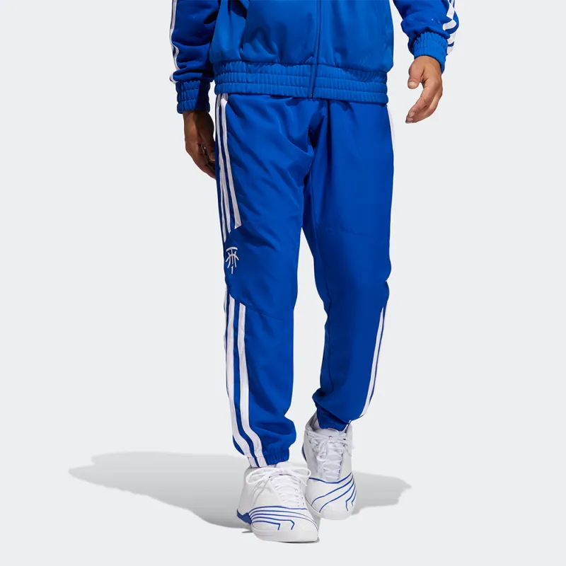 Adidas Knitted Sweatpants Men's Royal Blue-1