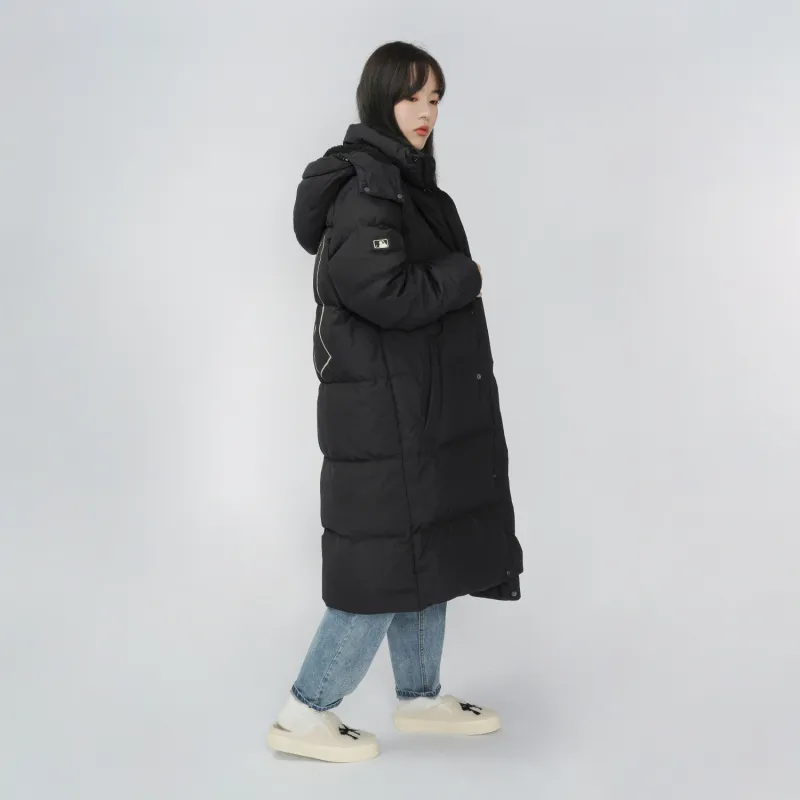 MLB Down Jacket Winter Long Unisex Black-4