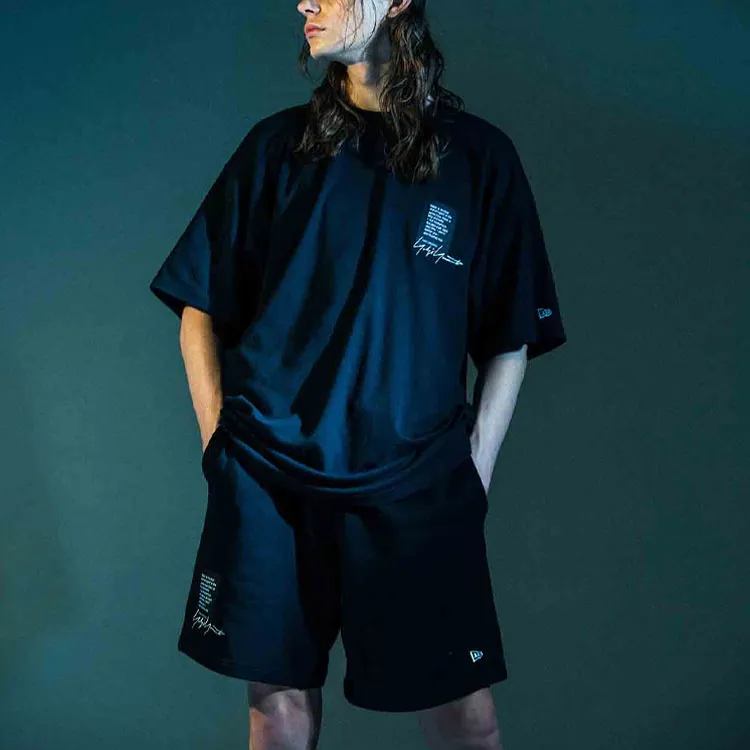 Yohji Yamamoto Logo Printed Drawstring Shorts-2