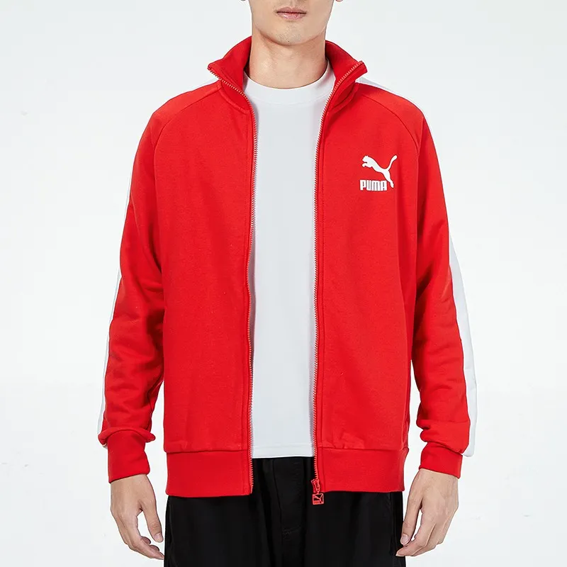 PUMA Jackets Men Red-3