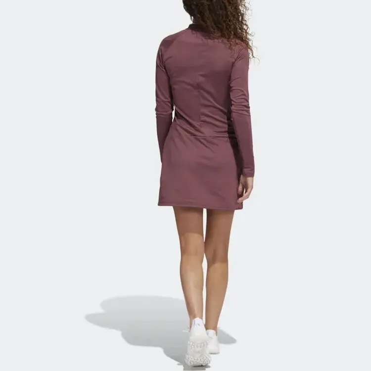 Adidas Long-Sleeved Dresses Women's Red-2