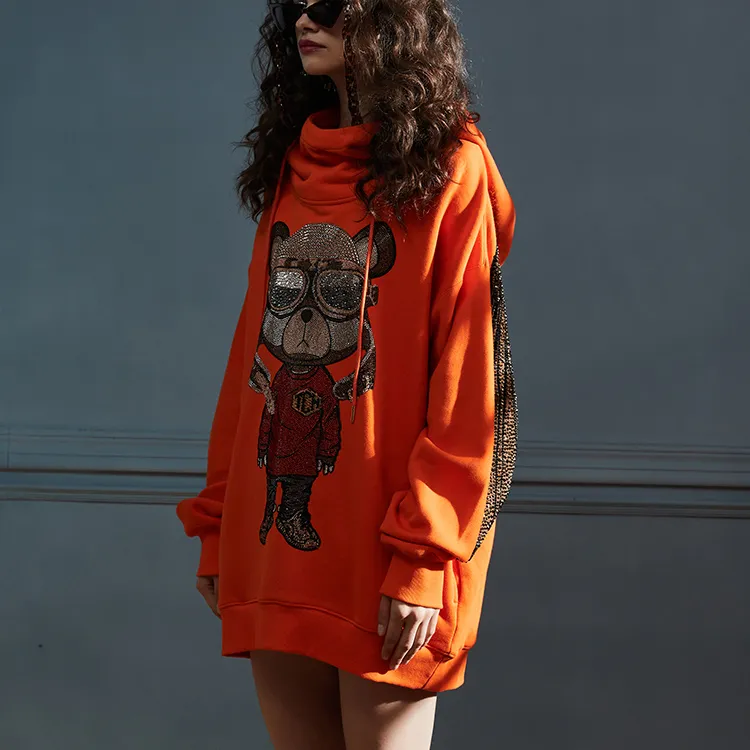 TCH Sweatshirts Unisex Orange Red-4