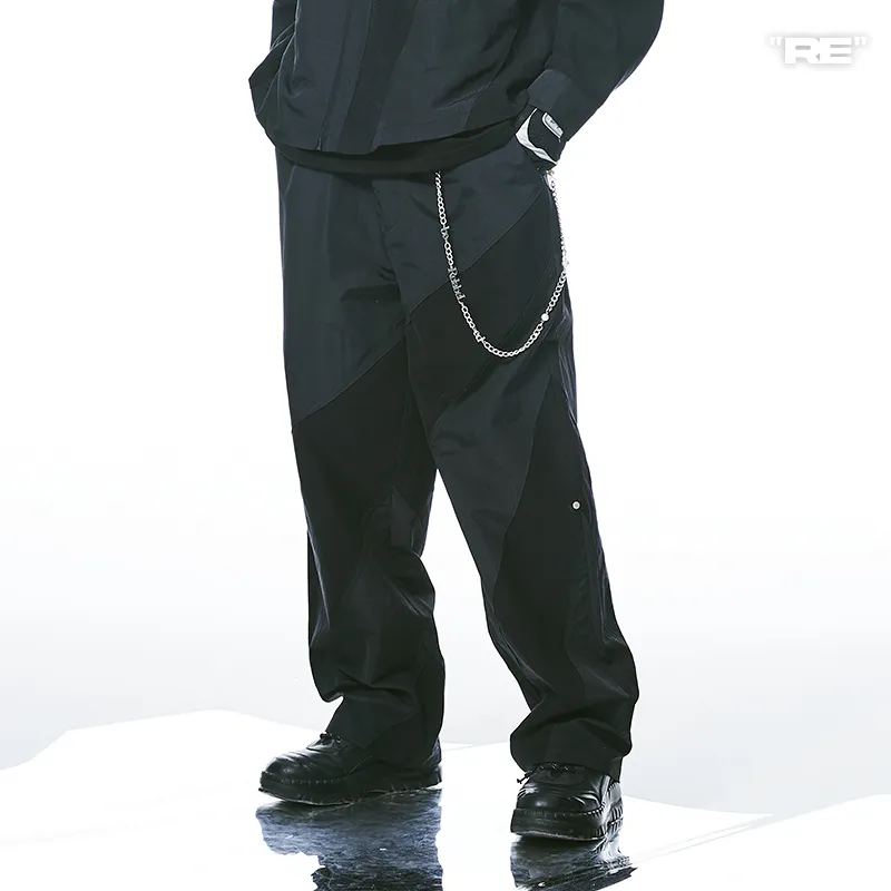 RELABEL SS22 Casual Pants Unisex Black-2