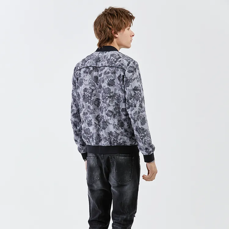 DAVID NAMAN SS22 Jacket Men's Gray Black-5