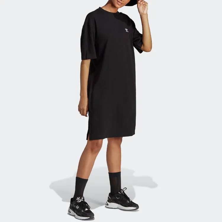 Adidas Originals Short Sleeved Dress Women's Black-3