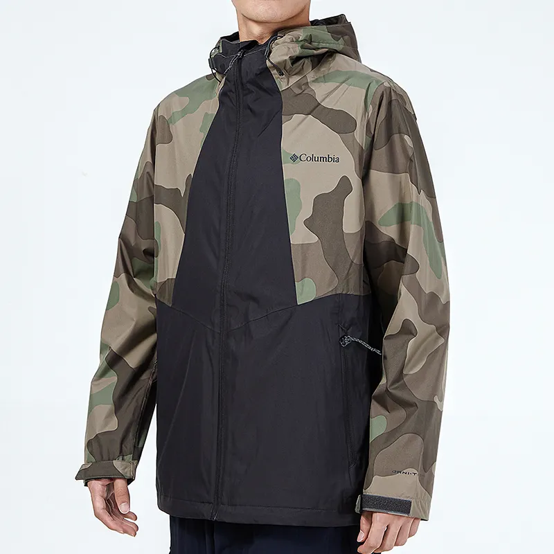 Columbia Breathable Windbreaker Jacket Men's Camouflage-4
