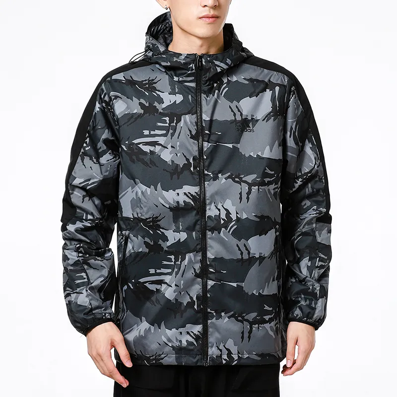 Adidas Camouflage Jacket Men's Black-2