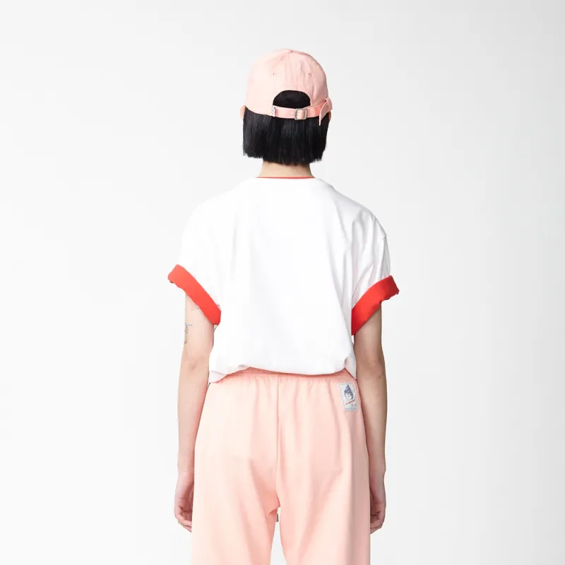 Nengmao Store Straight T-Shirt Unisex White-2