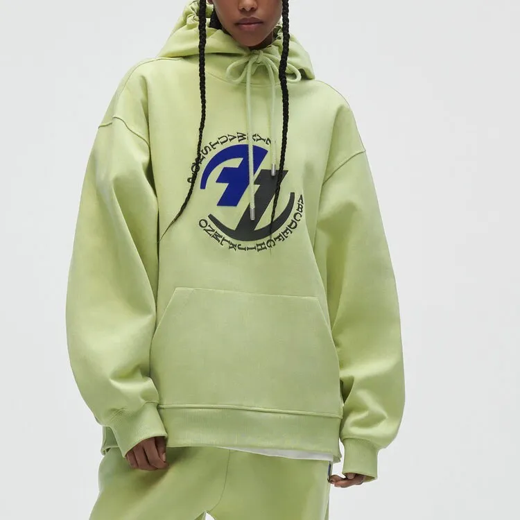 Zara X ADER ERROR Sweatshirts Unisex Light Green-2