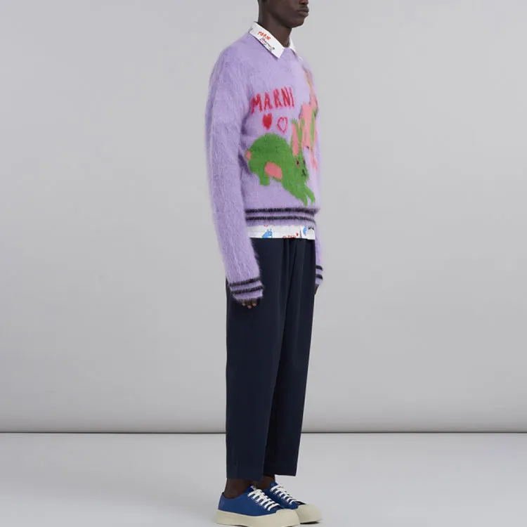 MARNI CNY SS23 Knitwear Men Purple-3