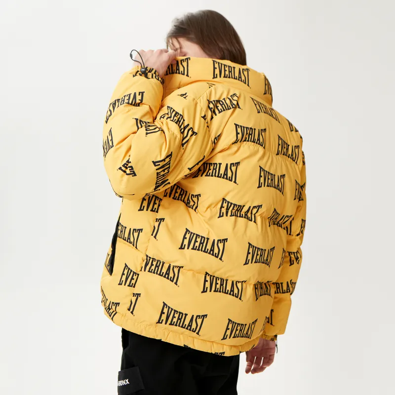 Everlast Letter Stand Collar Loose Fit Thickened Down Jacket Unisex-4