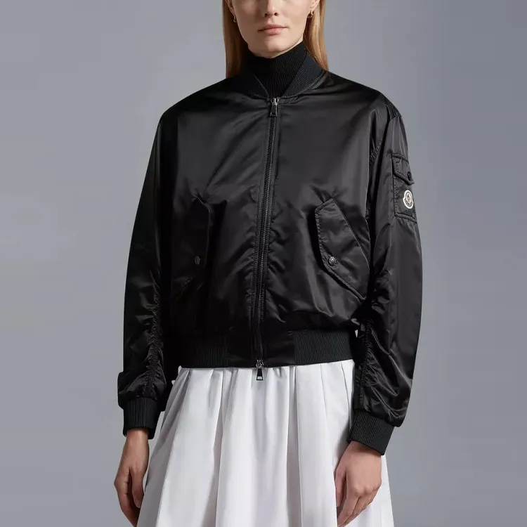 Moncler SS23 Jackets Coats Women's Black-2