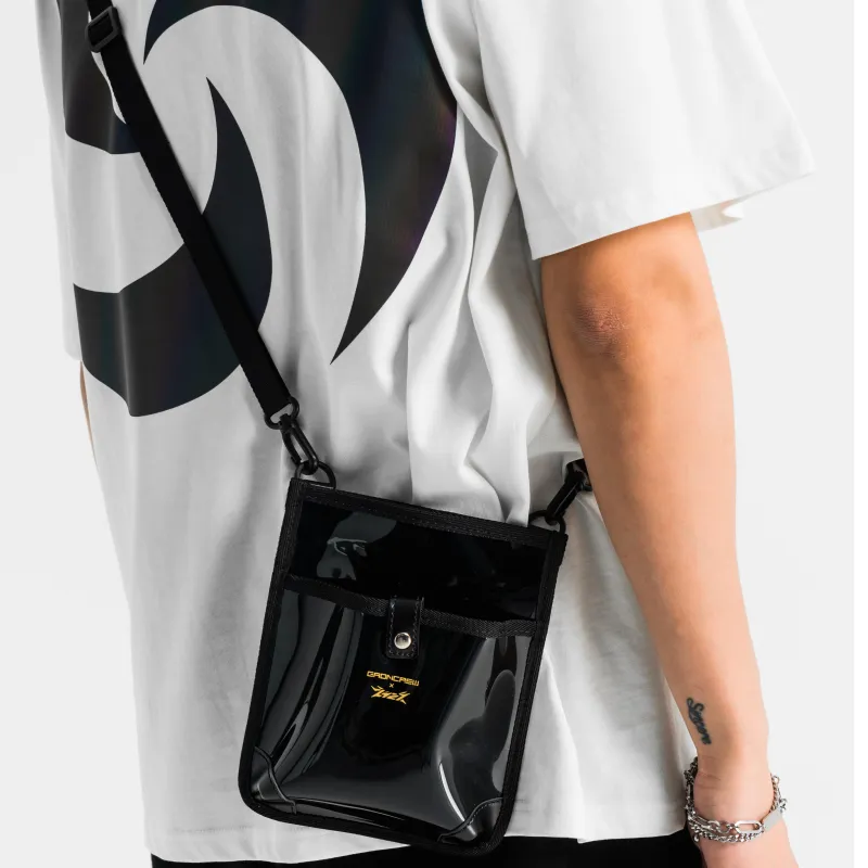 GAONCREW × 2727WORLD Pharaoh Collaboration PVC Crossbody Bag Regular Unisex Transparent/Black-6