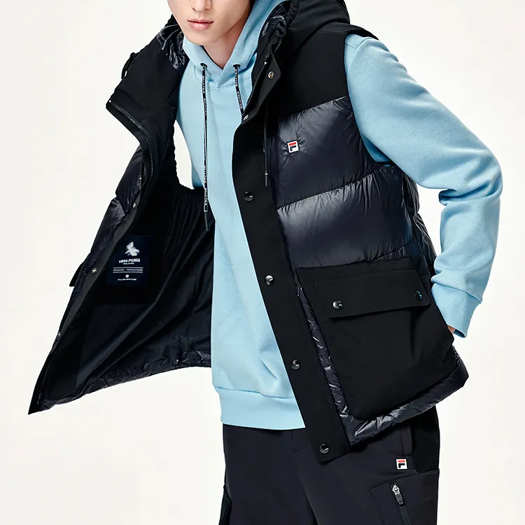 FILA Vests Men Jet Black-5