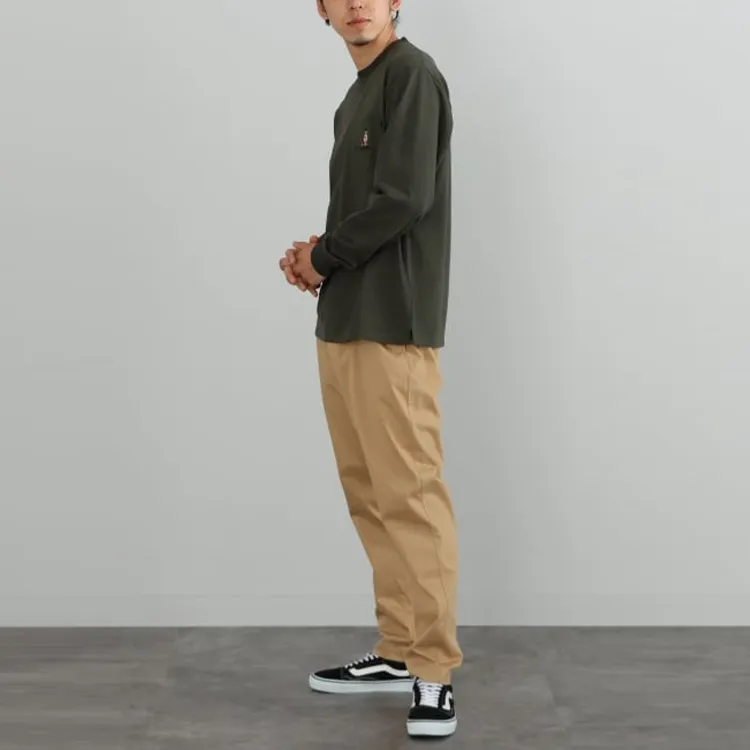 Beams T-Shirts Men Olive Green-4
