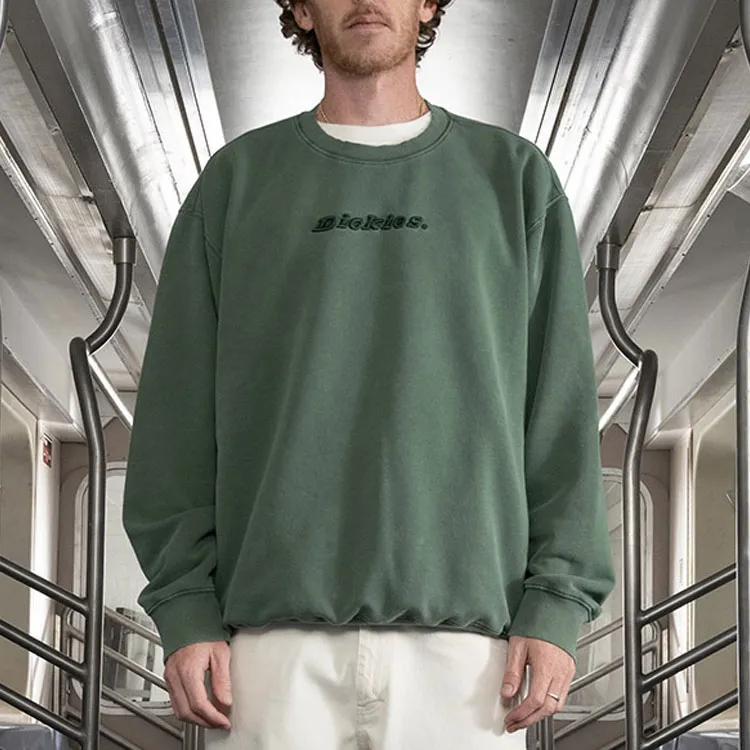 Dickies X JAKE HAYES Sweatshirts Men Teal Leaf Green-2