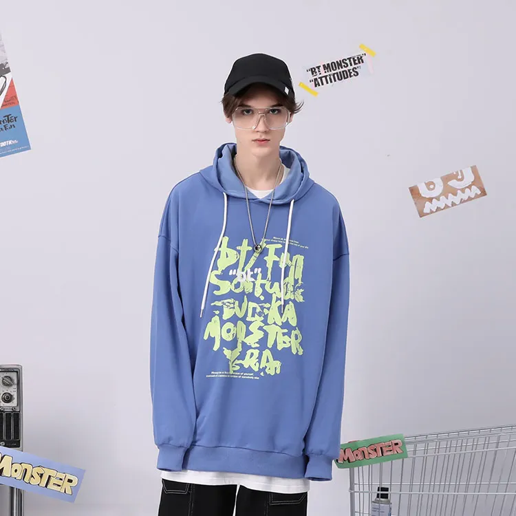 Bt Hooded Loose Fit Sweatshirt Unisex-2