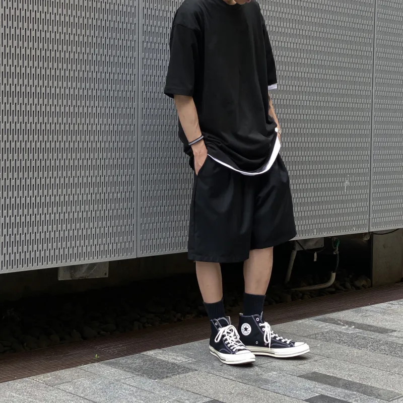 BASIC MATCH Casual Shorts Men Black-2