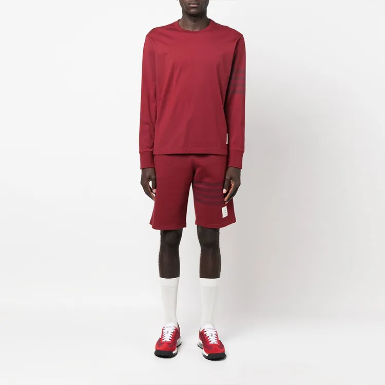THOM BROWNE 4 Bar Stripe Long sleeve T shirt-1