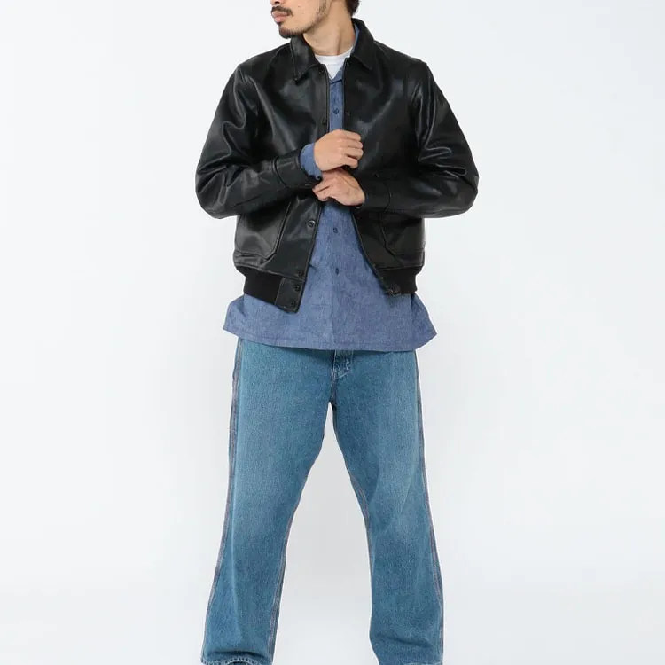 Beams Leather Jackets Men-4
