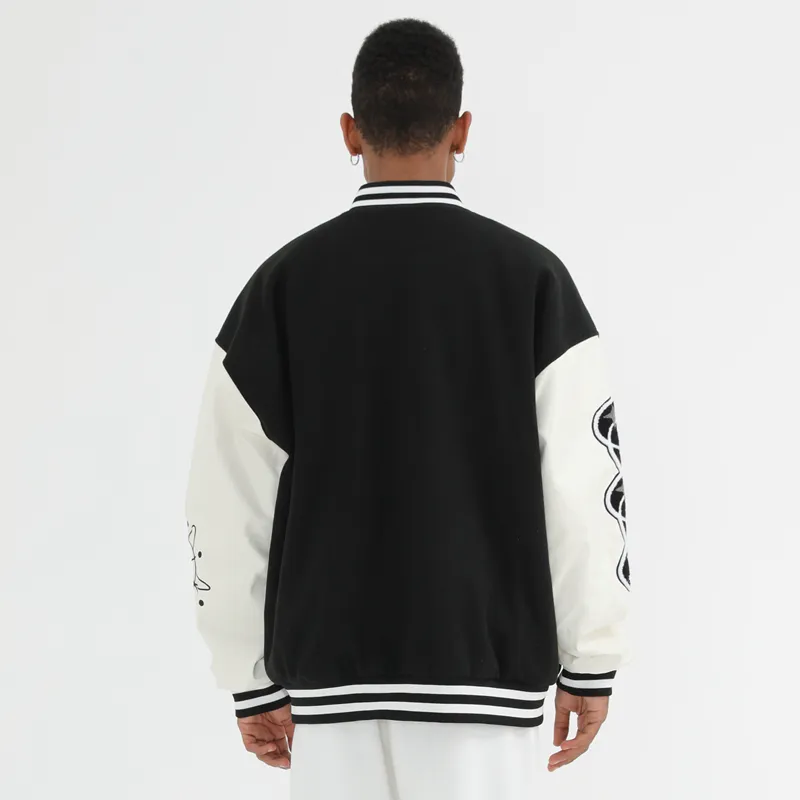 PCMY x Genesiszero Puffer Jacket Unisex Black White-3