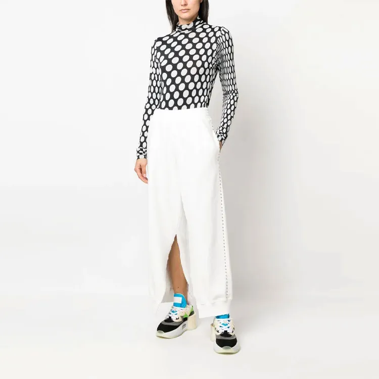 MM6 Maison Margiela Knitted Sweatpants Women's White-2
