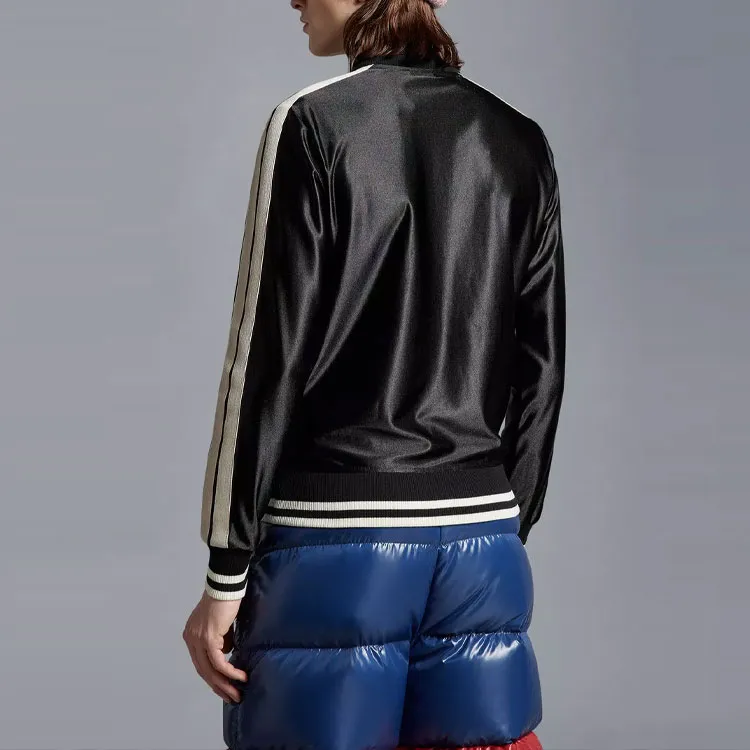Moncler X Palm Angels Shiny Zip Up Sweatshirt-3