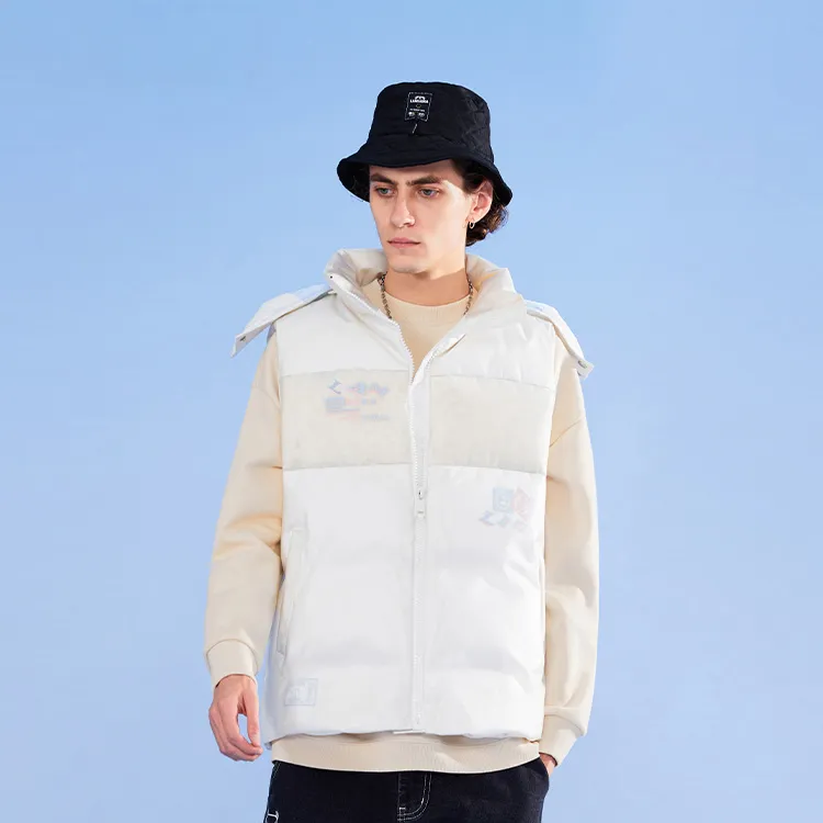 LAMLICKA Vests Unisex White-2
