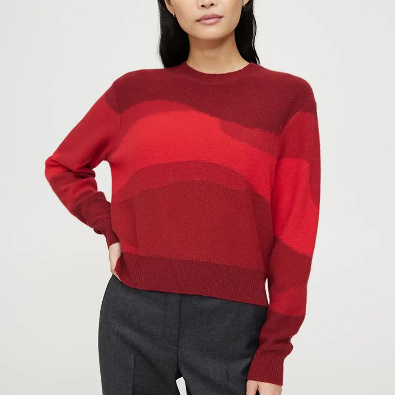 THEORY Chinese New Year SS23 Cashmere Sweaters Women's Red-2