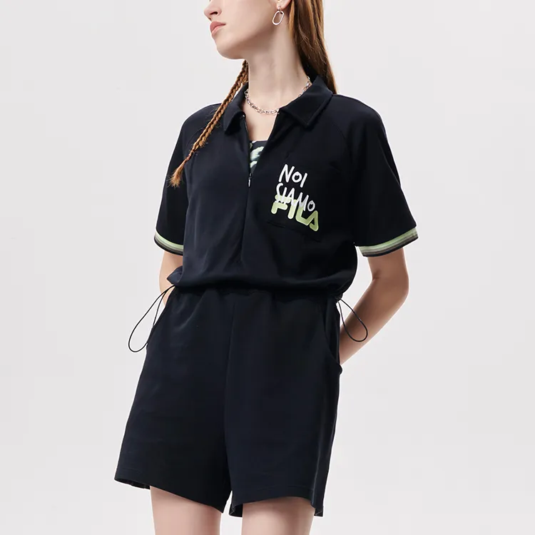 FILA FUSION Cargo Shorts Women's Pitch Black-2