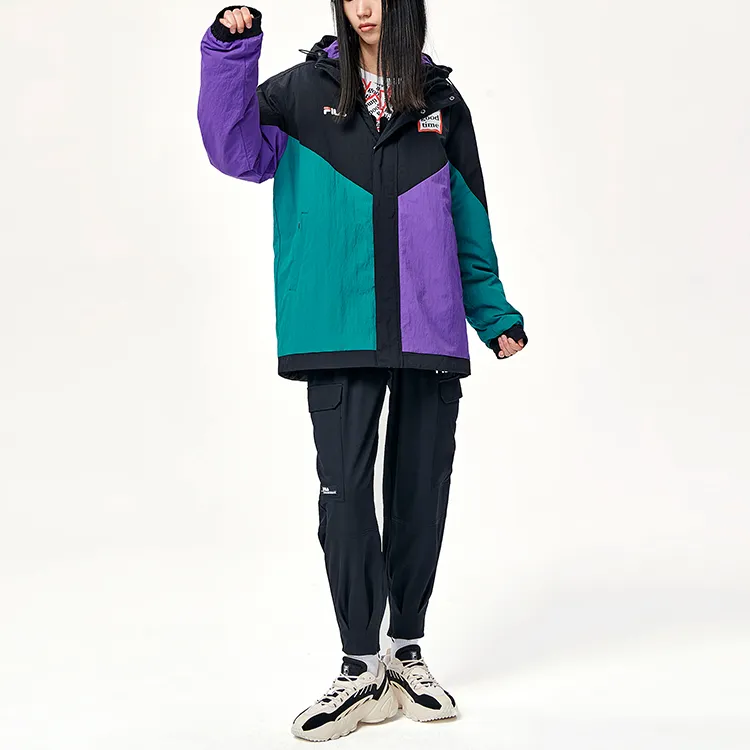 FILA Have A Good Time Collection Puffer Jackets Unisex Jet Black-2