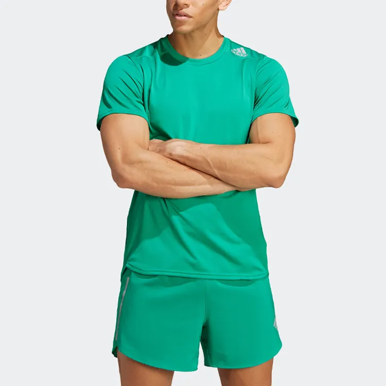 Adidas T Shirts Men Lawn Green-1